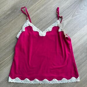 Banana republic pink lace cami